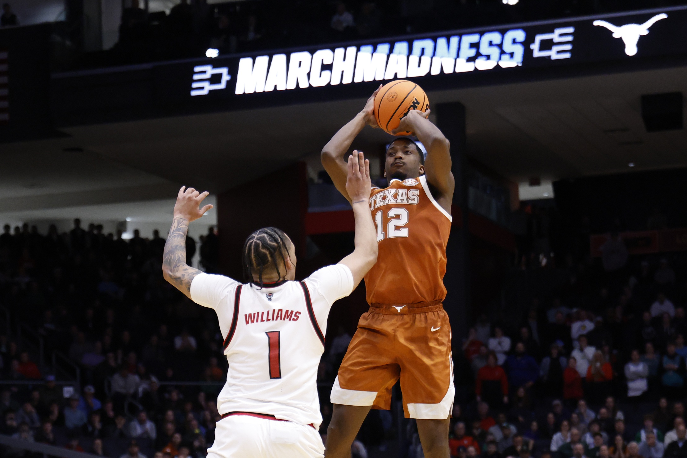 Tramon Mark's Buzzer-Beater Lifts Texas Past NC State in First Four